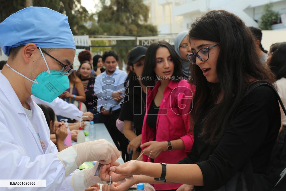 TUNISIA-TUNIS-CHINESE MEDICAL TEAM-CLINIC