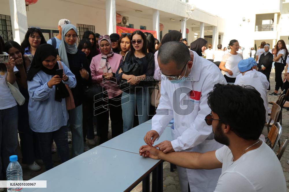 TUNISIA-TUNIS-CHINESE MEDICAL TEAM-CLINIC