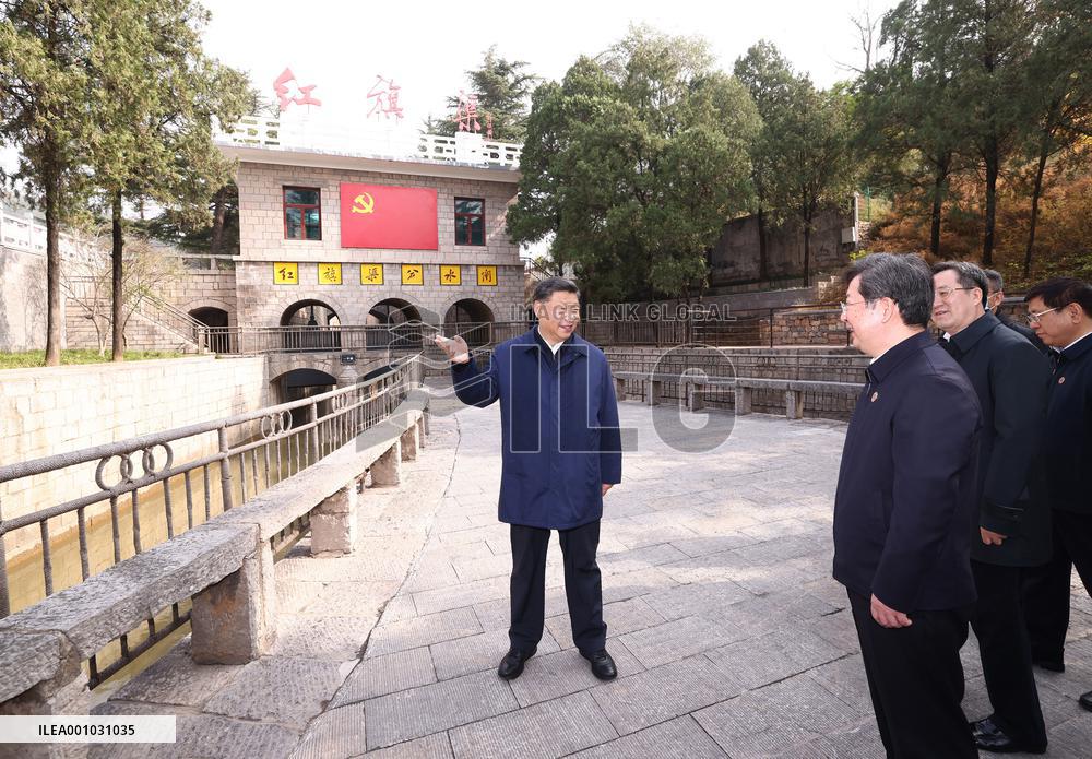 CHINA-SHAANXI-HENAN-XI JINPING-INSPECTION (CN)