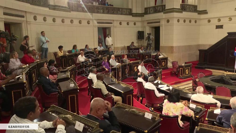 Cuban legislators blast U.S. trade embargo
