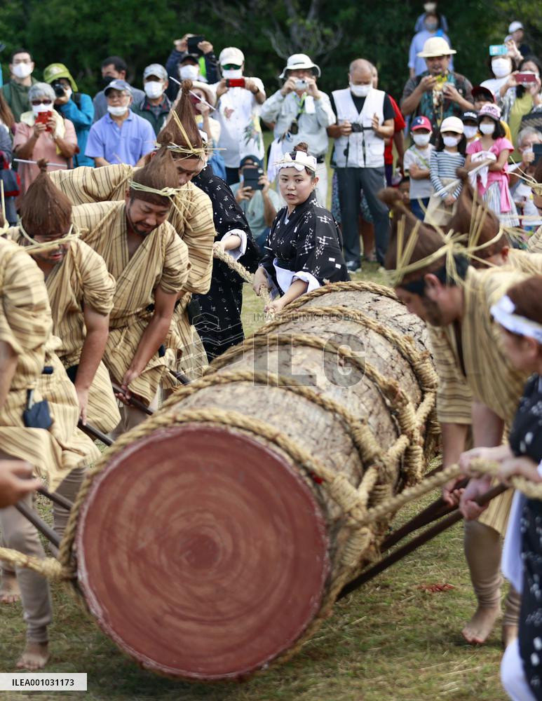 Reconstruction of Shuri Castle in Okinawa