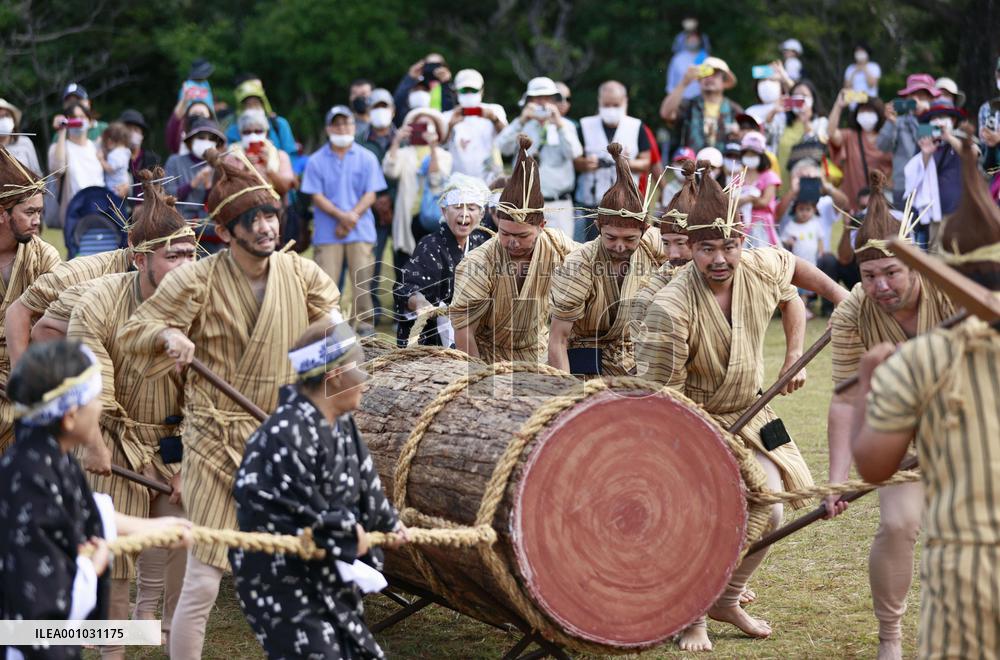 Reconstruction of Shuri Castle in Okinawa