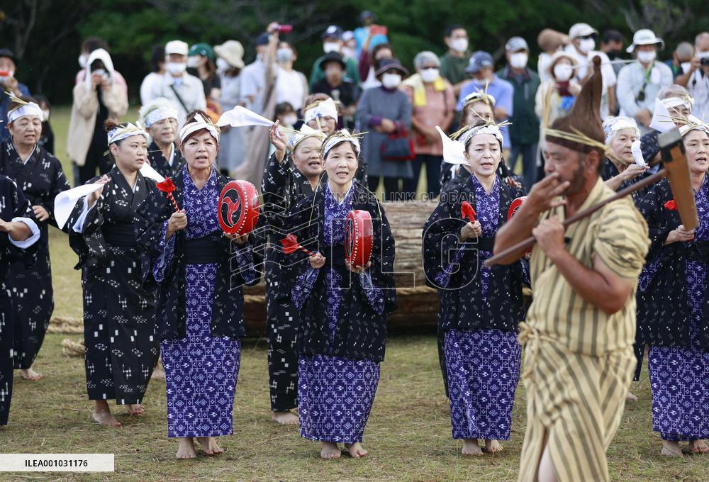 Reconstruction of Shuri Castle in Okinawa