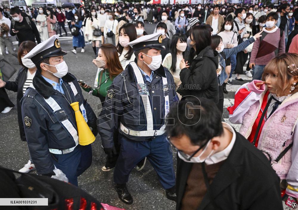 Shibuya in festive mood ahead of Halloween