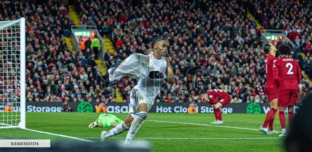 (SP)BRITAIN-LIVERPOOL-FOOTBALL-PREMIER LEAGUE-LIVERPOOL VS LEEDS UNITED