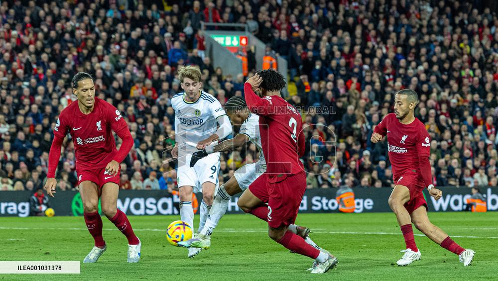 (SP)BRITAIN-LIVERPOOL-FOOTBALL-PREMIER LEAGUE-LIVERPOOL VS LEEDS UNITED