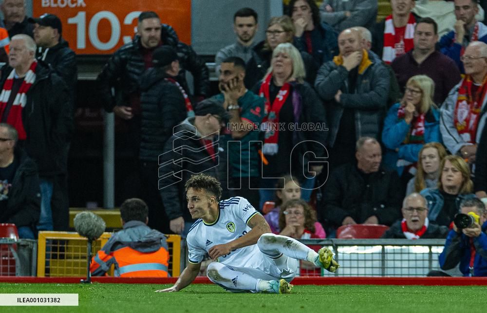 (SP)BRITAIN-LIVERPOOL-FOOTBALL-PREMIER LEAGUE-LIVERPOOL VS LEEDS UNITED