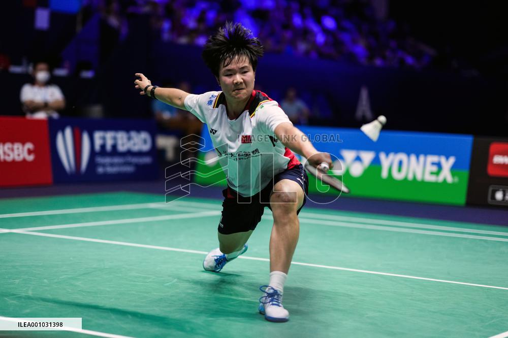 (SP)FRANCE-PARIS-BADMINTON-FRENCH OPEN-WOMEN'S SINGLES