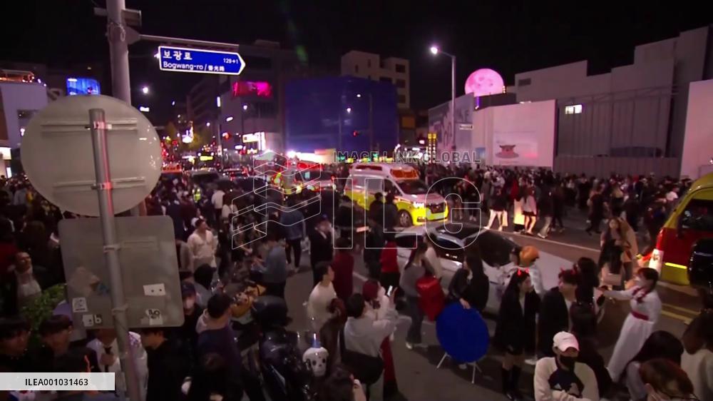 151 killed, 82 injured in Halloween stampede in S.Korea's Seoul