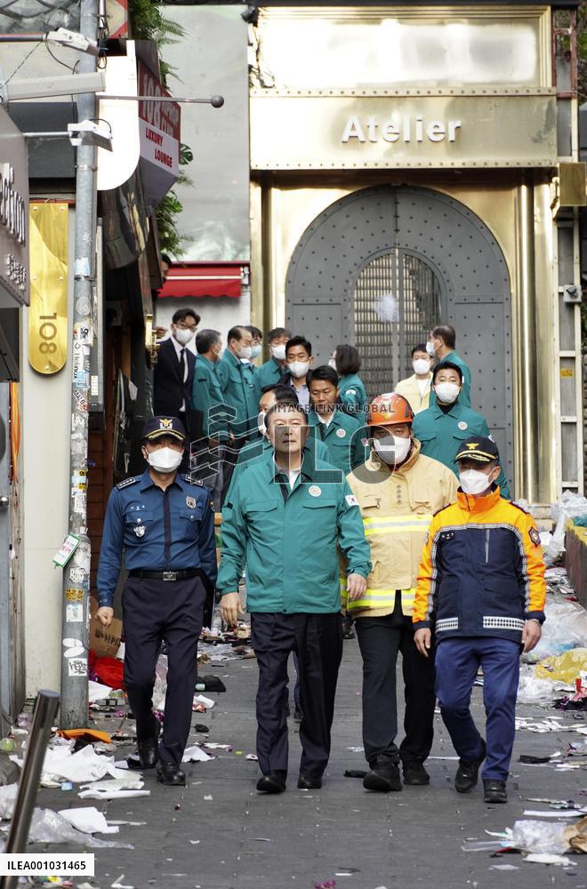 Over 150 killed in stampede in Seoul
