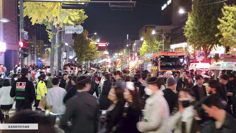 Over 150 killed in stampede in Seoul
