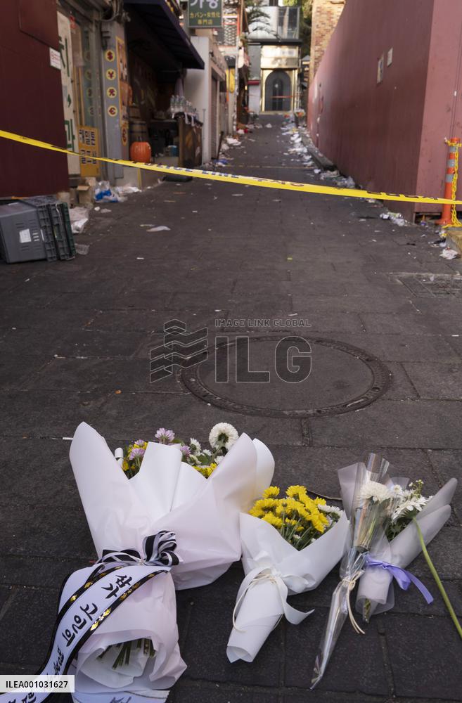 SOUTH KOREA-SEOUL-STAMPEDE-MOURNING