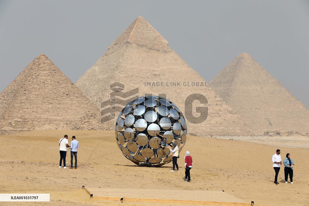 EGYPT-GIZA-ART EXHIBITION