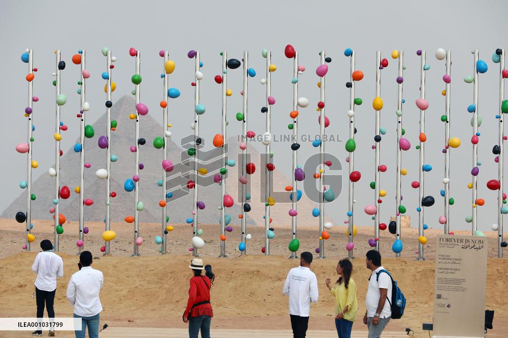 EGYPT-GIZA-ART EXHIBITION