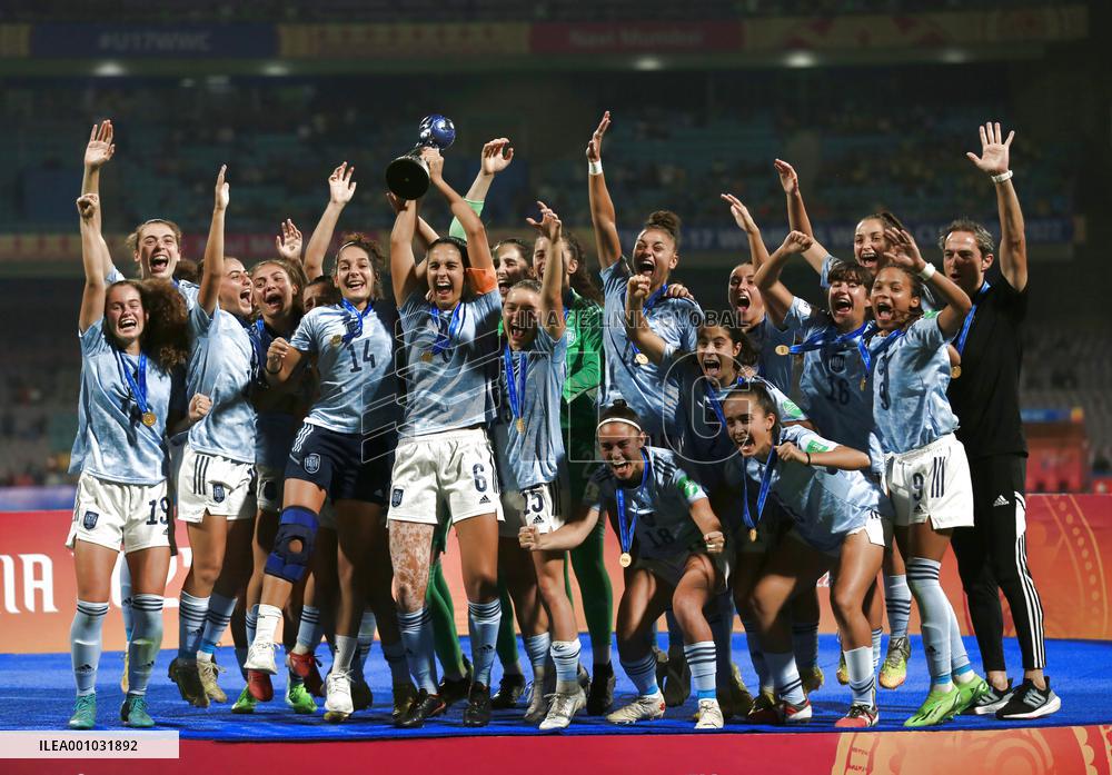 (SP)INDIA-NAVI MUMBAI-FOOTBALL-U17 WOMEN'S WORLD CUP-FINAL