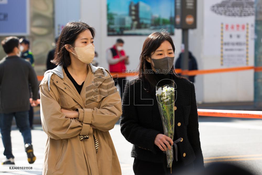 SOUTH KOREA-SEOUL-STAMPEDE-MOURNING