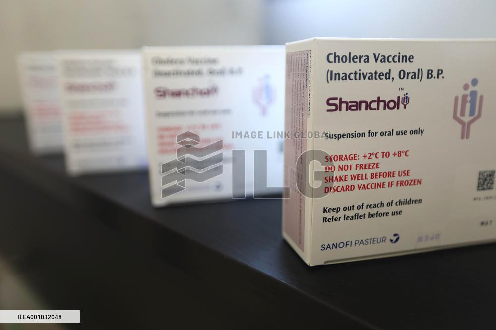 LEBANON-BEIRUT-FRANCE-CHOLERA-VACCINE-DONATION