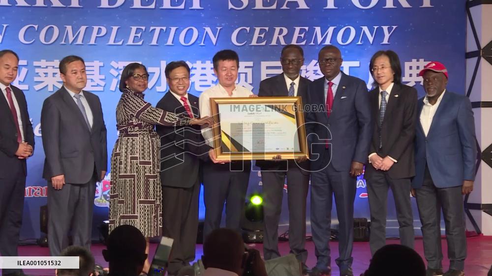 Chinese company hands over Nigeria's first deep sea port