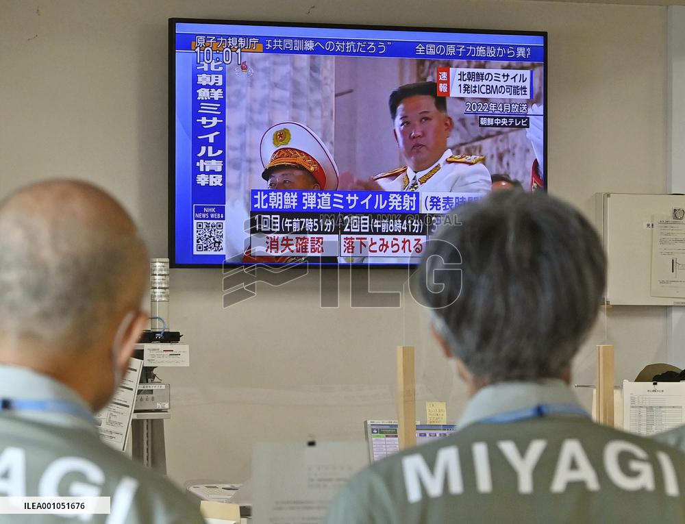 Missile launches by N. Korea