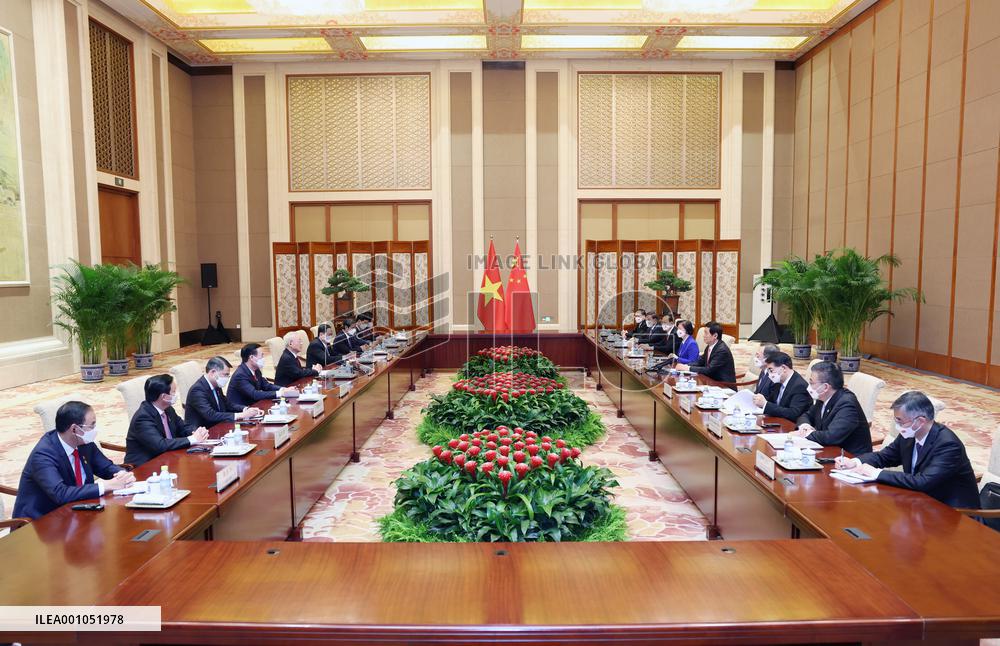 CHINA-BEIJING-LI ZHANSHU-VIETNAM-COMMUNIST PARTY CHIEF-MEETING (CN)