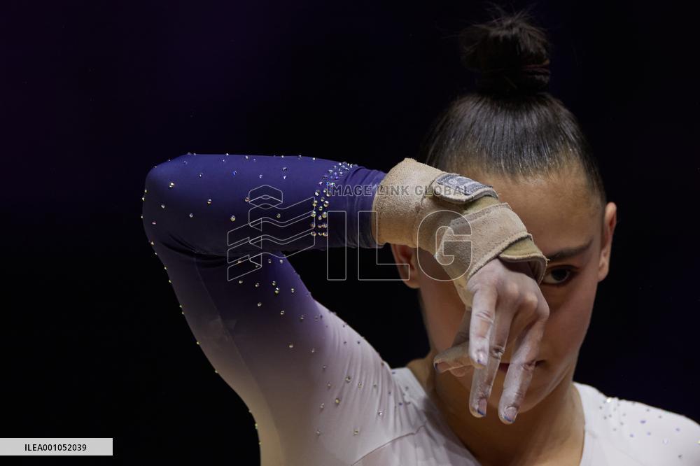 (SP)BRITAIN-LIVERPOOL-ARTISTIC GYMNASTICS-WORLD CHAMPIONSHIPS-WOMEN'S TEAM FINAL