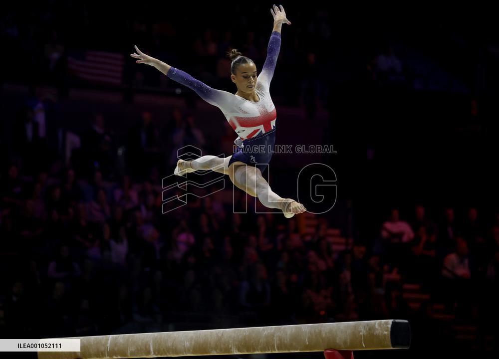 (SP)BRITAIN-LIVERPOOL-ARTISTIC GYMNASTICS-WORLD CHAMPIONSHIPS-WOMEN'S TEAM FINAL