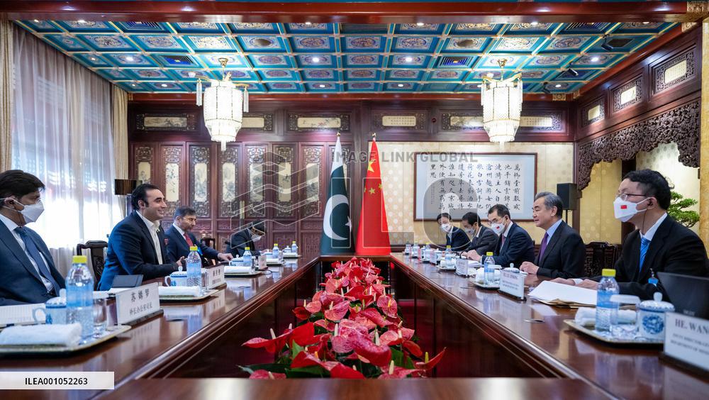 CHINA-WANG YI-PAKISTAN-FM-MEETING (CN)