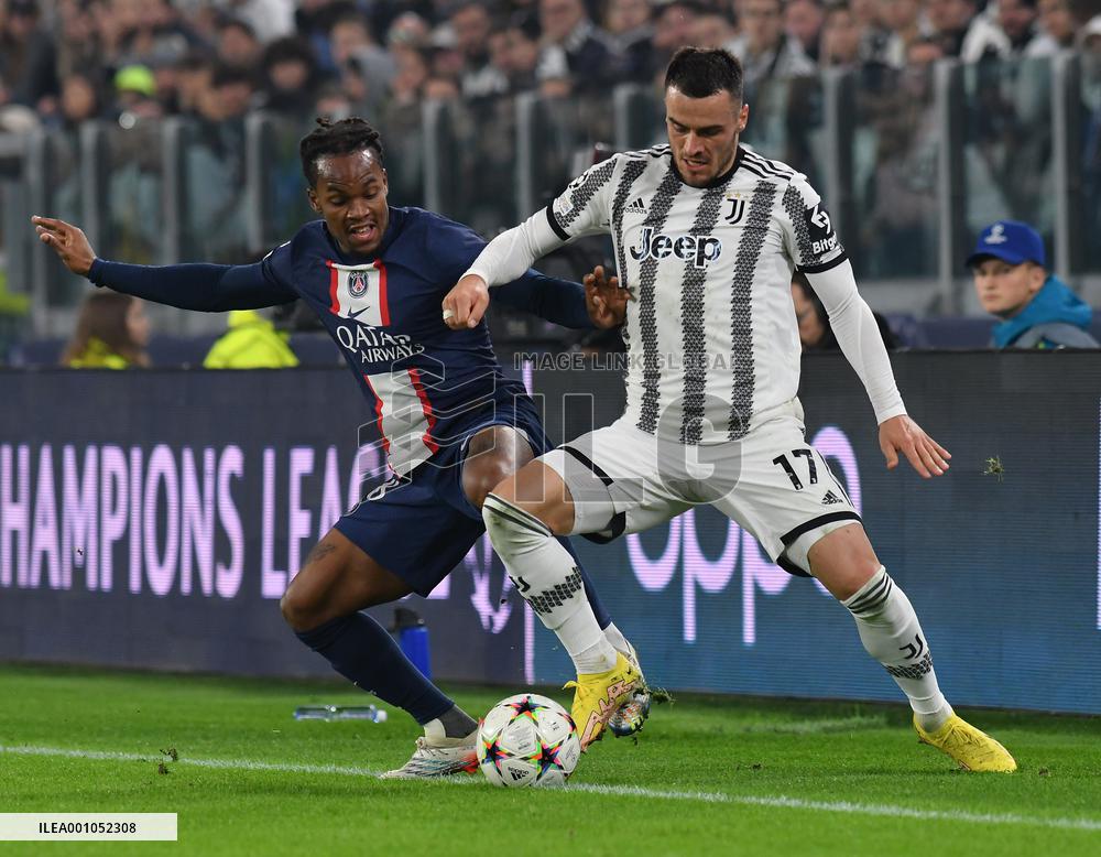 (SP)ITALY-TURIN-FOOTBALL-UEFA CHAMPIONS LEAGUE-GROUP H-PSG VS JUVENTUS