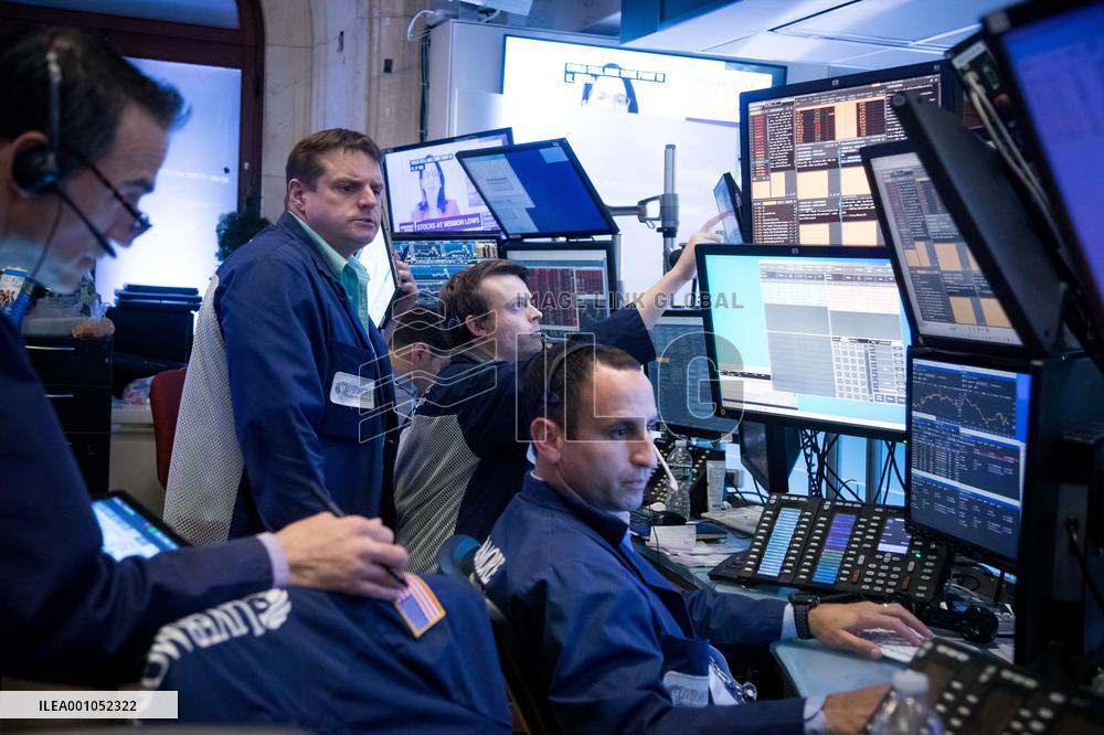 U.S.-NEW YORK-STOCK MARKET-FALL