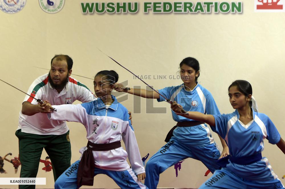 BANGLADESH-DHAKA-WUSHU-SCHOOL GIRLS