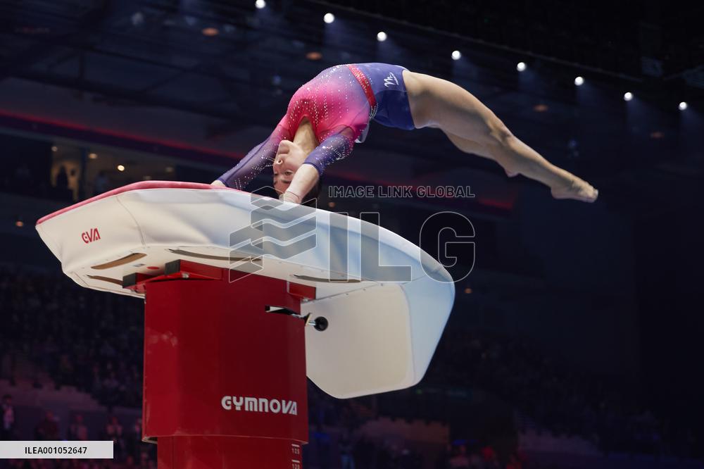 (SP)BRITAIN-LIVERPOOL-ARTISTIC GYMNASTICS-WORLD CHAMPIONSHIPS-WOMEN'S ALL-AROUND FINAL