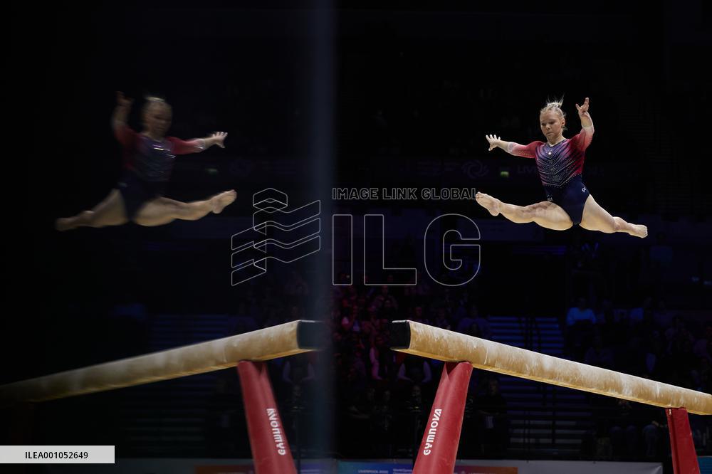 (SP)BRITAIN-LIVERPOOL-ARTISTIC GYMNASTICS-WORLD CHAMPIONSHIPS-WOMEN'S ALL-AROUND FINAL