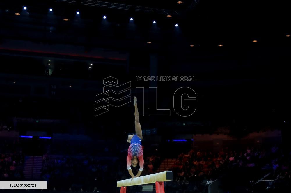 (SP)BRITAIN-LIVERPOOL-ARTISTIC GYMNASTICS-WORLD CHAMPIONSHIPS-WOMEN'S ALL-AROUND FINAL