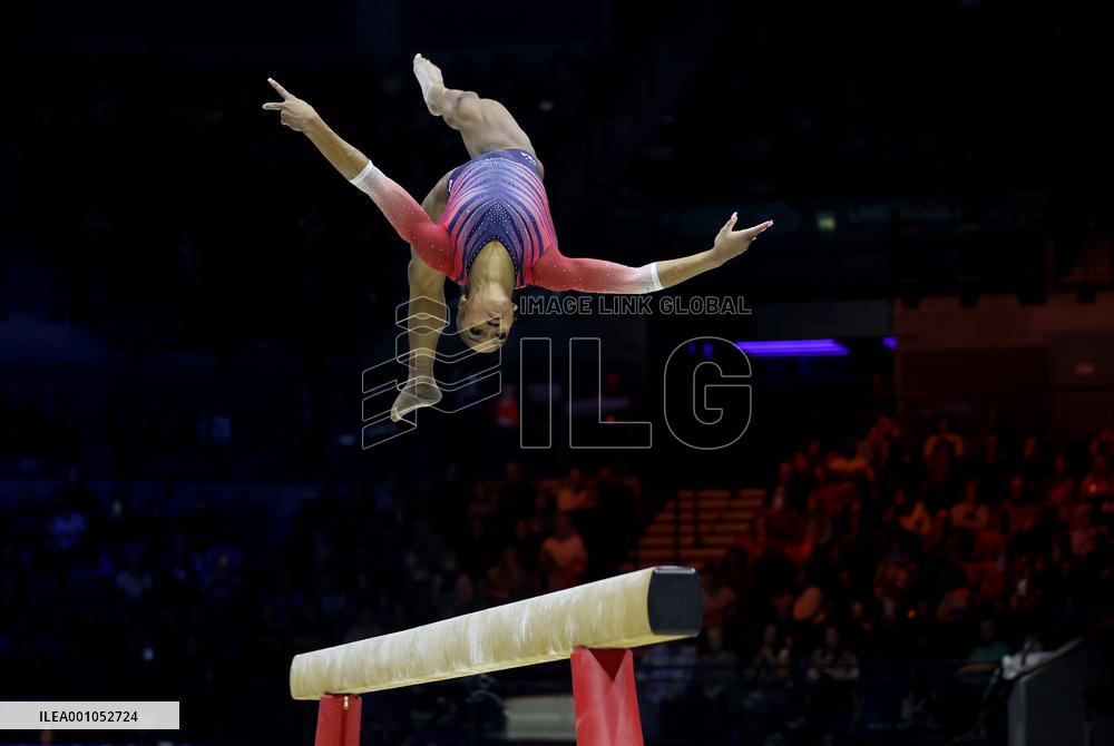 (SP)BRITAIN-LIVERPOOL-ARTISTIC GYMNASTICS-WORLD CHAMPIONSHIPS-WOMEN'S ALL-AROUND FINAL