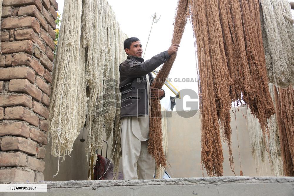 AFGHANISTAN-KABUL-CARPET-CHINA