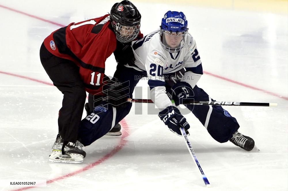 Ringette world championships final match (1/2) Canada vs Finland