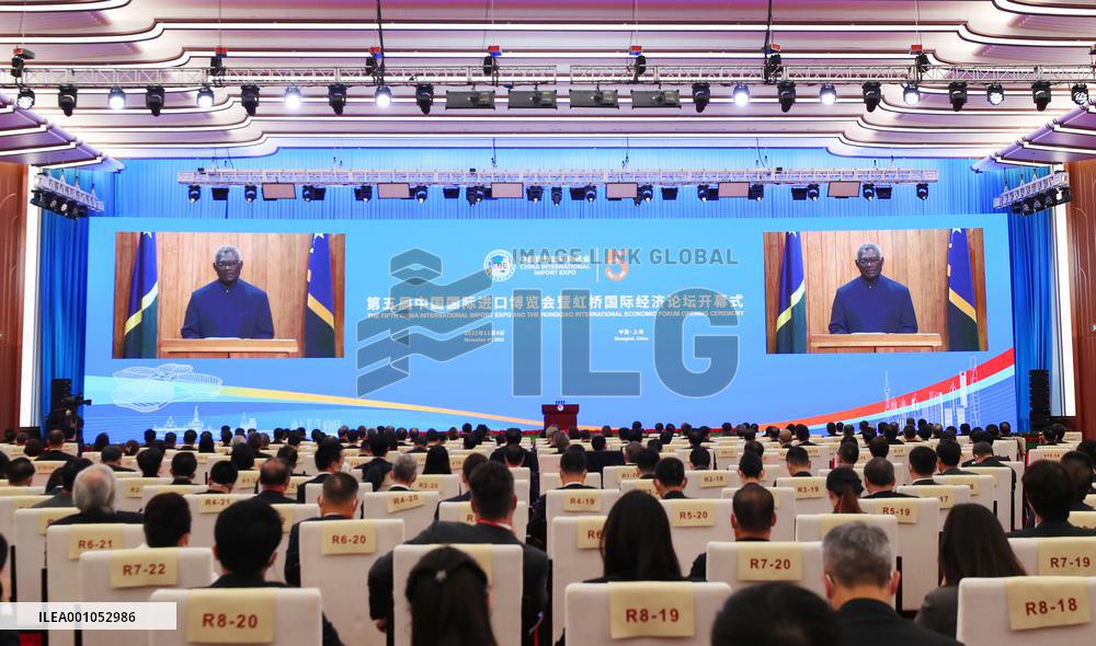 CHINA-SHANGHAI-CIIE-OPENING CEREMONY (CN)