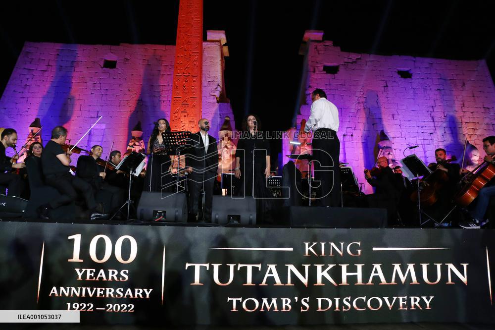 EGYPT-LUXOR-TUTANKHAMUN-TOMB-DISCOVERY-CENTENNIAL-CELEBRATION