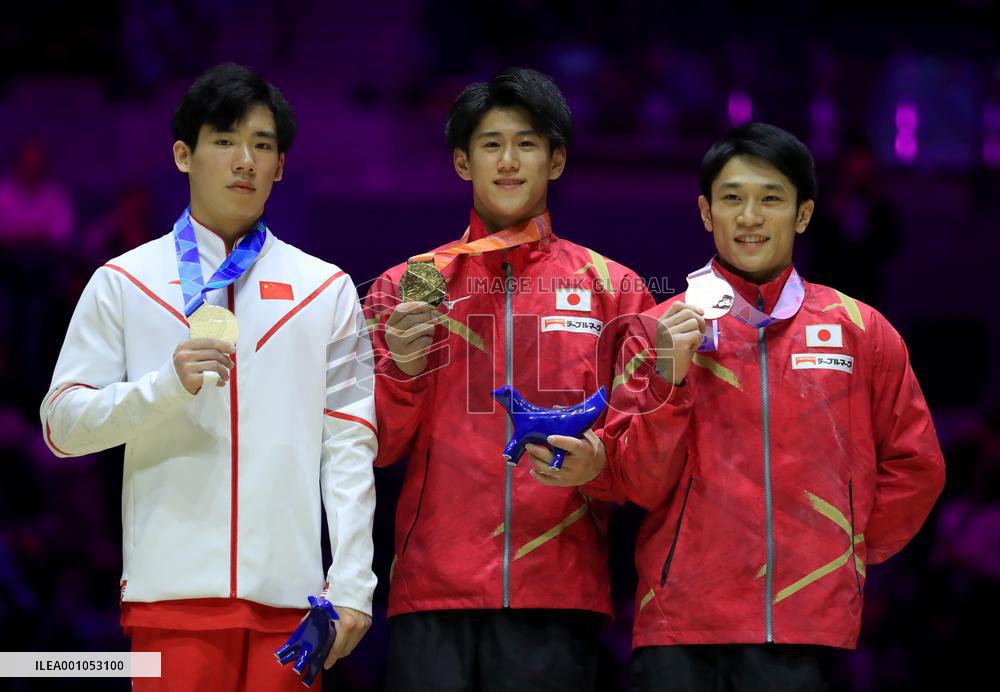 (SP)BRITAIN-LIVERPOOL-ARTISTIC GYMNASTICS-WORLD CHAMPIONSHIPS-MEN'S ALL-AROUND FINAL