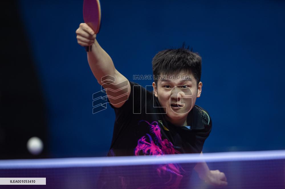 (SP)CHINA-HUBEI-HUANGSHI-TABLE TENNIS-NATIONAL CHAMPIONSHIPS-MEN'S TEAM-SEMIFINALS (CN)