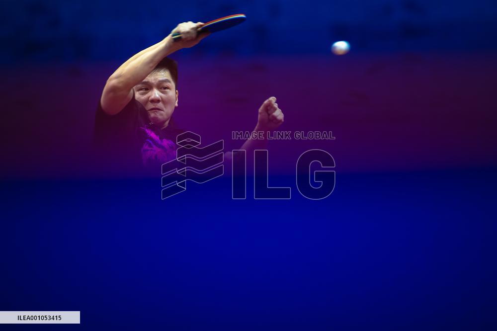 (SP)CHINA-HUBEI-HUANGSHI-TABLE TENNIS-NATIONAL CHAMPIONSHIPS-MEN'S TEAM-SEMIFINALS (CN)