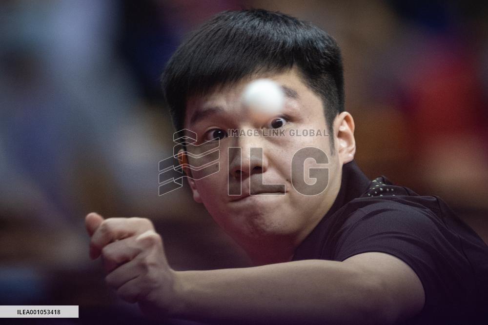 (SP)CHINA-HUBEI-HUANGSHI-TABLE TENNIS-NATIONAL CHAMPIONSHIPS-MEN'S TEAM-SEMIFINALS (CN)