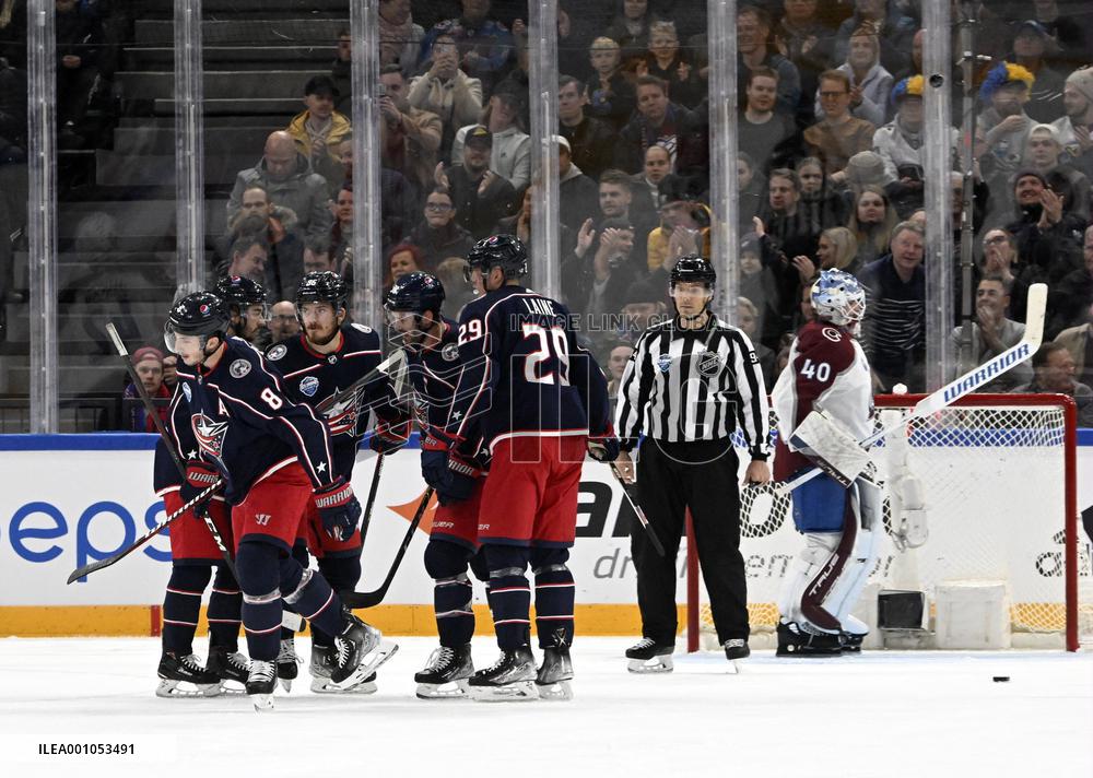 NHL match Colorado Avalanche vs Columbus Blue Jackets