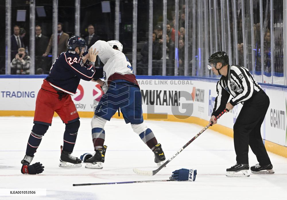 NHL match Colorado Avalanche vs Columbus Blue Jackets
