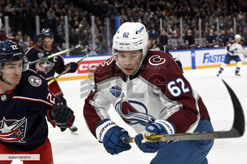 NHL match Colorado Avalanche vs Columbus Blue Jackets