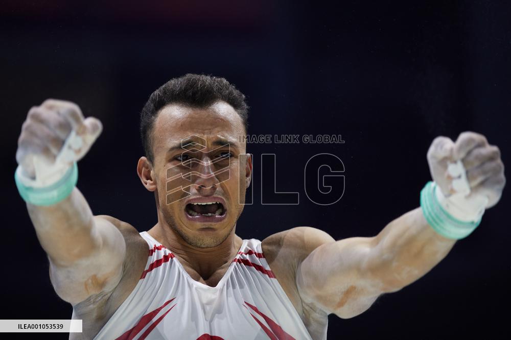 (SP)BRITAIN-LIVERPOOL-ARTISTIC GYMNASTICS-WORLD CHAMPIONSHIPS-MEN'S RINGS FINAL