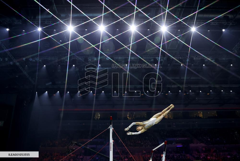 (SP)BRITAIN-LIVERPOOL-ARTISTIC GYMNASTICS-WORLD CHAMPIONSHIPS-WOMEN'S UNEVEN BARS FINAL