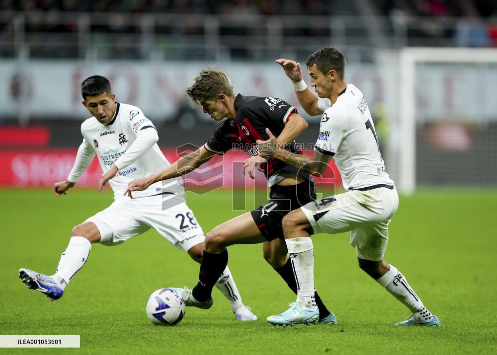(SP)ITALY-MILAN-FOOTBALL-SERIE A-AC MILAN VS SPEZIA