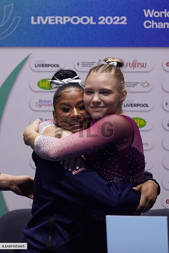 (SP)BRITAIN-LIVERPOOL-ARTISTIC GYMNASTICS-WORLD CHAMPIONSHIPS-WOMEN'S VAULT FINAL