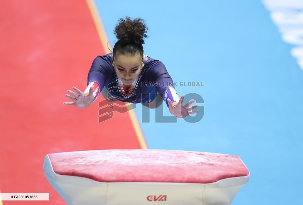 (SP)BRITAIN-LIVERPOOL-ARTISTIC GYMNASTICS-WORLD CHAMPIONSHIPS-WOMEN'S VAULT FINAL